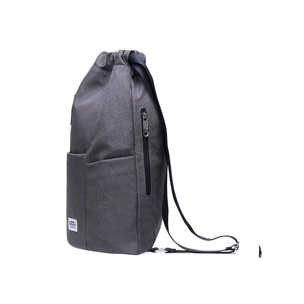 Kaukko Gym Yoga Backpack Shoulder Rucksack For Men And Women ( Dark Grey )