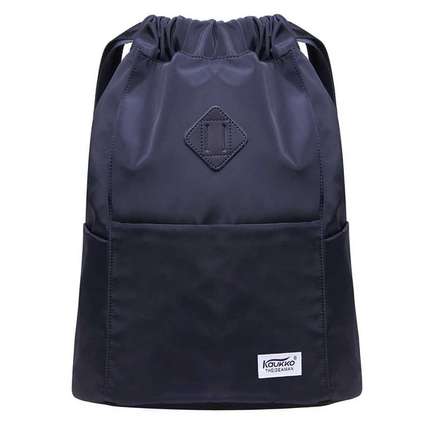 kaukko Gym Yoga backpack Shoulder Rucksack for Men and Women ( Black )