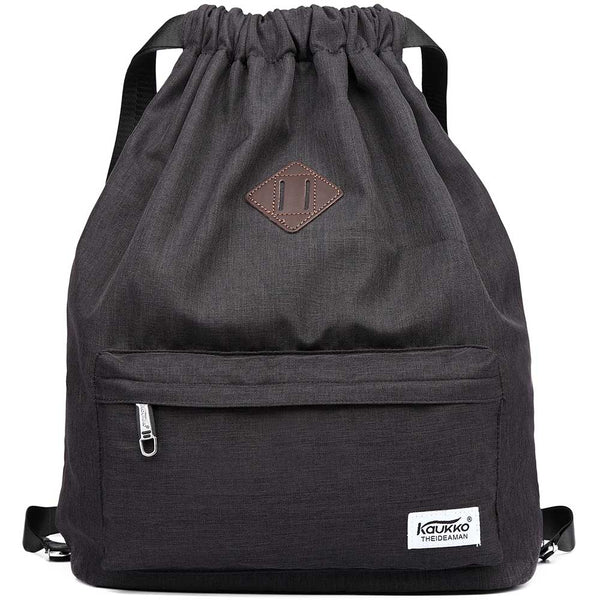 kaukko Gym Yoga backpack Shoulder Rucksack for Men and Women kaukko ( Black )