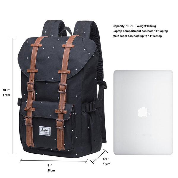 Kaukko KAUKKO Backpack For City Trips EP5-7 ( Black Point / 16.1L )