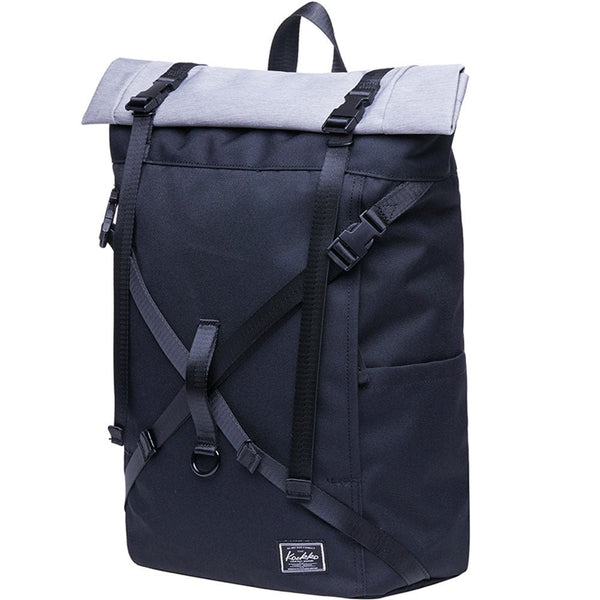 Kaukko KAUKKO Backpack For Daily Use KF07( Black Withe / 17.8L )