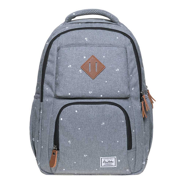 kaukko KAUKKO Backpack for School K8008-1 ( Grey / 18.9L ) kaukko KAUKKO Backpack for School K8008-1 ( Grey / 18.9L )