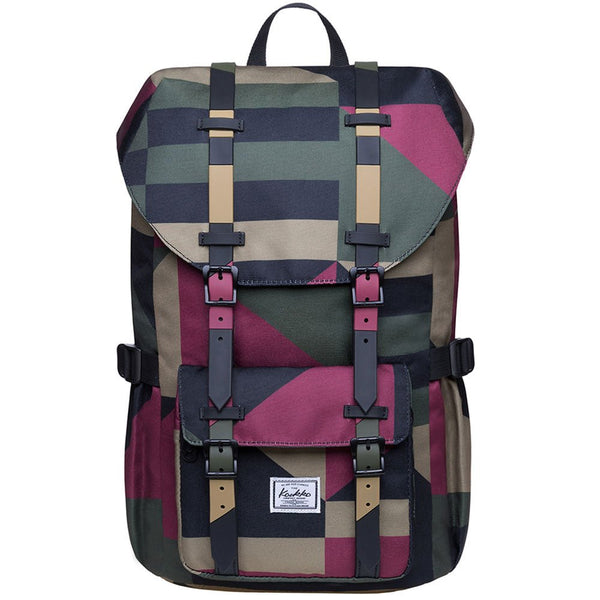 kaukko KAUKKO backpack women men casual backpack with 12 inch laptop compartment for hiking trips 25 * 14 * 40 cm 14 L camo