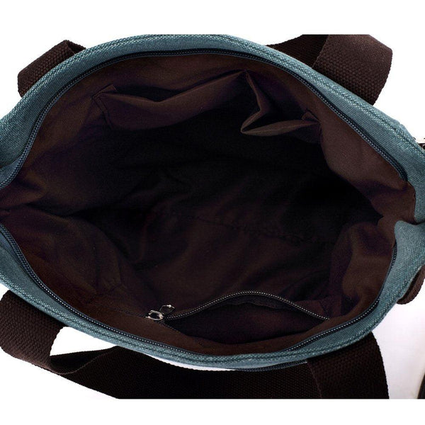 Kaukko KAUKKO Cute Cat Totes Women Canvas Handbags ( Green)