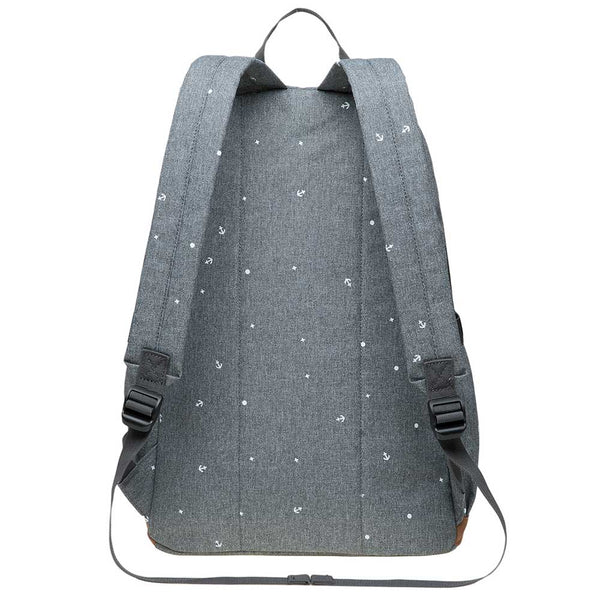 Kaukko KAUKKO Elegant College School Backpack Women Daypacks K1005-3 ( Grey / 17L )