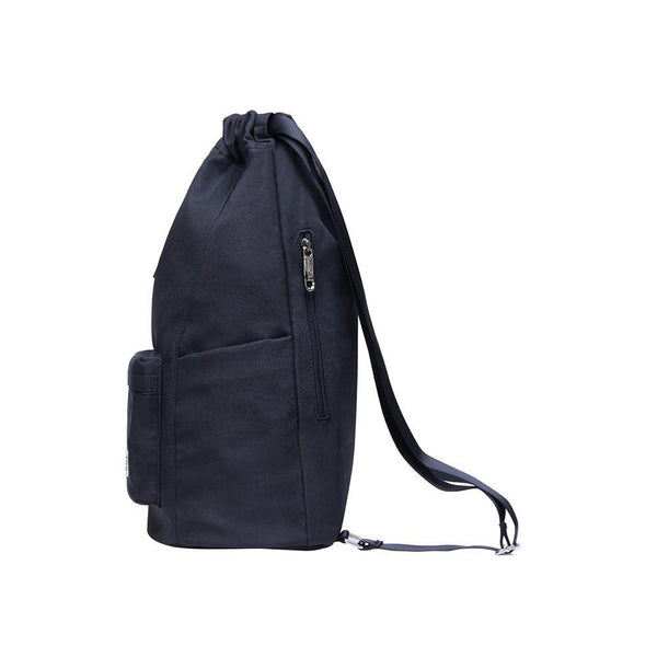 Kaukko KAUKKO Gym Bag Hipster Backpack Drawstring Sports Backpack ( Black )