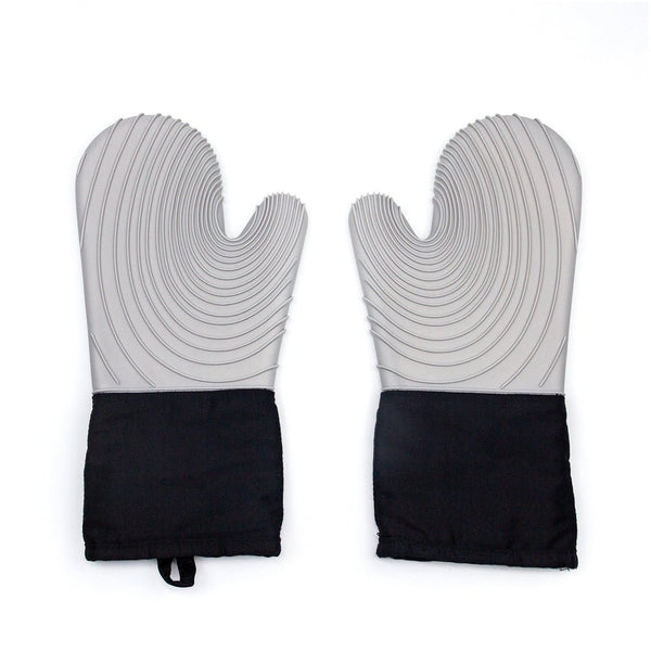 Kaukko Heat Resistant Silicone Oven Mitts Set