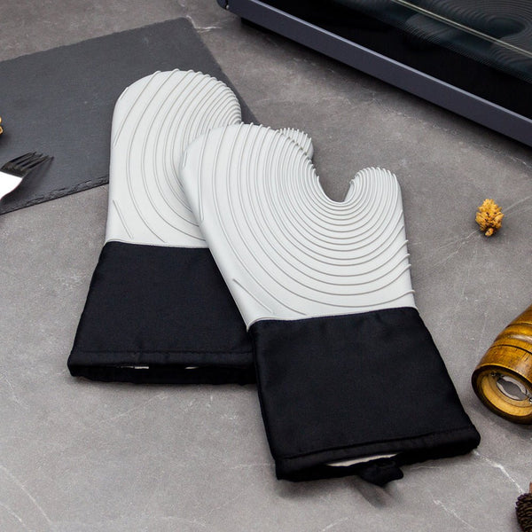 kaukko Heat Resistant Silicone Oven Mitts Set