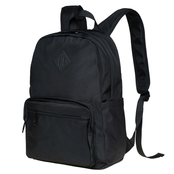 Kaukko KAUKKO Lightweight Nylon Travel Laptop Backpack For Men Women Computer Work Backpacks Casual Back Pack Daypack Backpack For Hiking Cycling Fits 14 Inch Laptop - Black