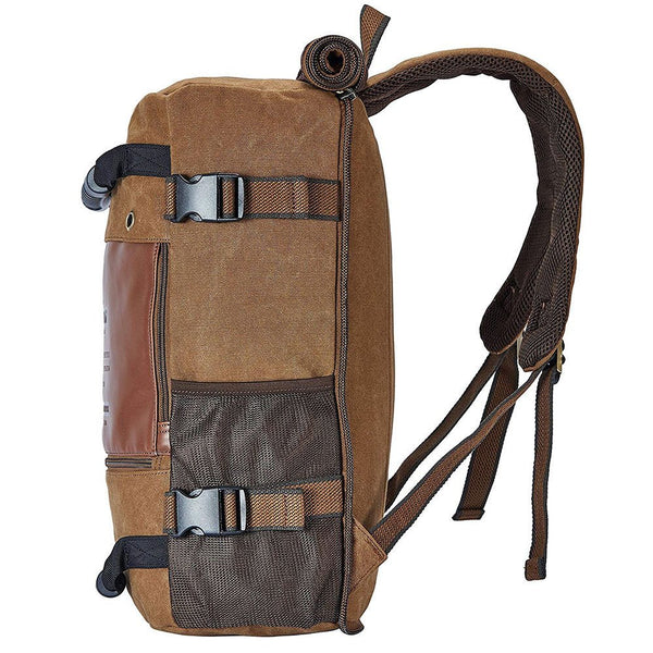 Kaukko KAUKKO Outdoor Travel Men Backpack Hiking Camping Canvas Rucksack