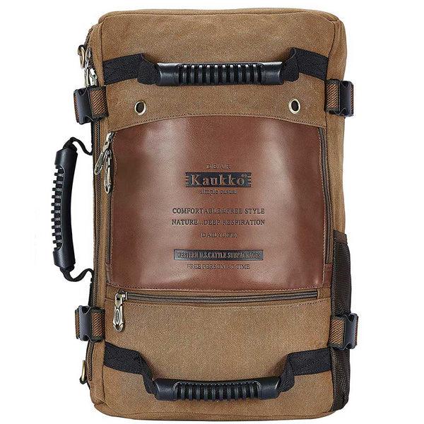 kaukko KAUKKO Outdoor Travel Men Backpack Hiking Camping Canvas Rucksack kaukko KAUKKO Outdoor Travel Men Backpack Hiking Camping Canvas Rucksack