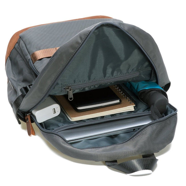 Kaukko KAUKKO Stylish College School Backpack Travel Nice Rucksack K1005-2 ( Grey /17.6L )