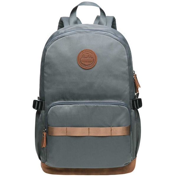 kaukko KAUKKO Stylish College School Backpack Travel Nice Rucksack K1005-2 ( Grey /17.6L )