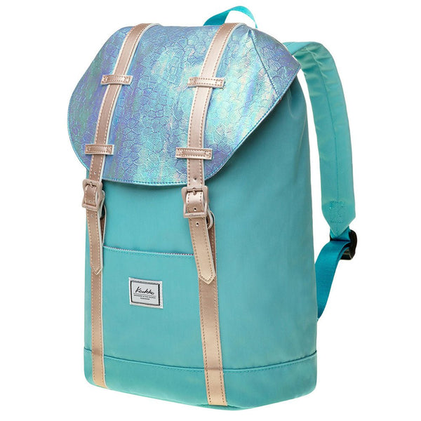 Kaukko KAUKKO Travel Casual Rucksack Laptop Daypack EP6-11 ( Blue Green / 11.8L )