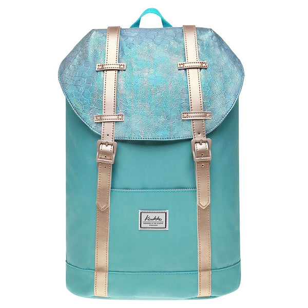 kaukko KAUKKO Travel Casual Rucksack Laptop Daypack EP6-11 ( Blue Green / 11.8L )