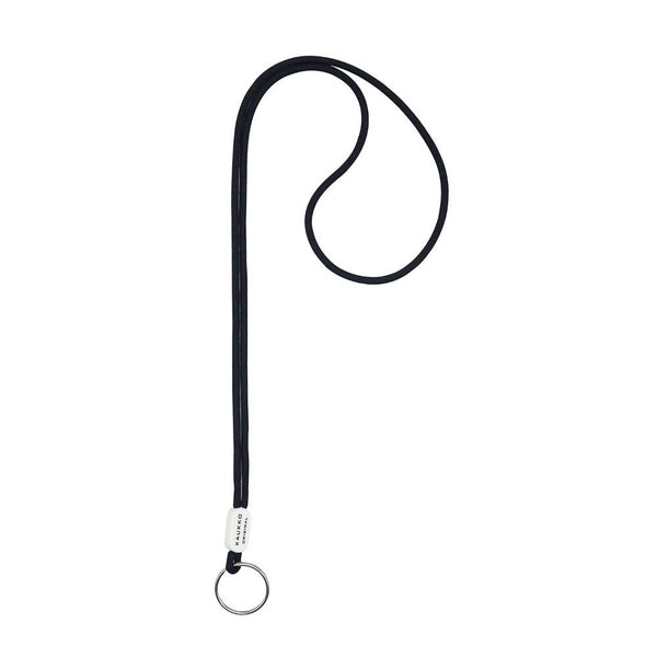 Kaukko KAUKKO Unisex Lanyard Short Keyring Key Chain Robust And Practical (02-Black)