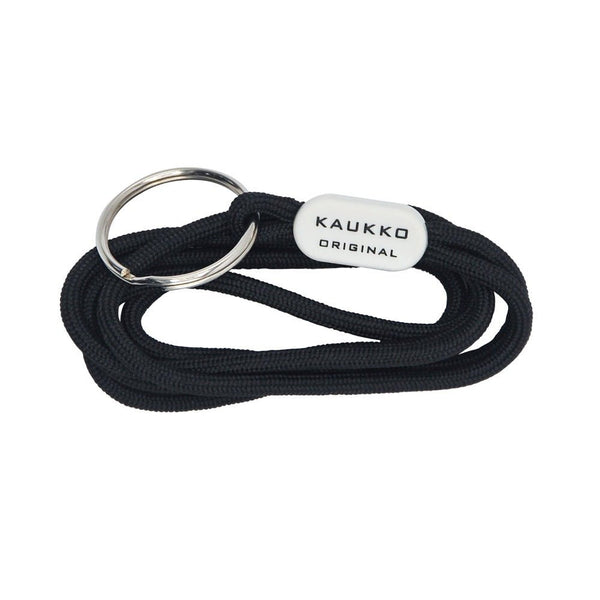 Kaukko KAUKKO Unisex Lanyard Short Keyring Key Chain Robust And Practical (02-Black)
