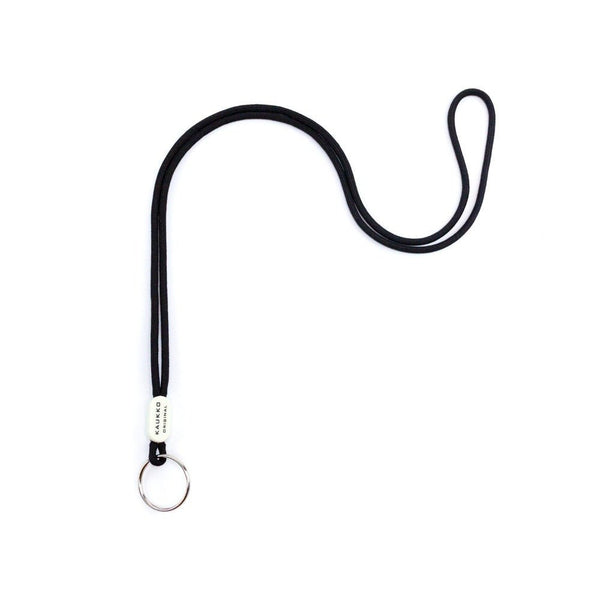 kaukko KAUKKO Unisex Lanyard Short Keyring Key Chain robust and practical (02-Black)
