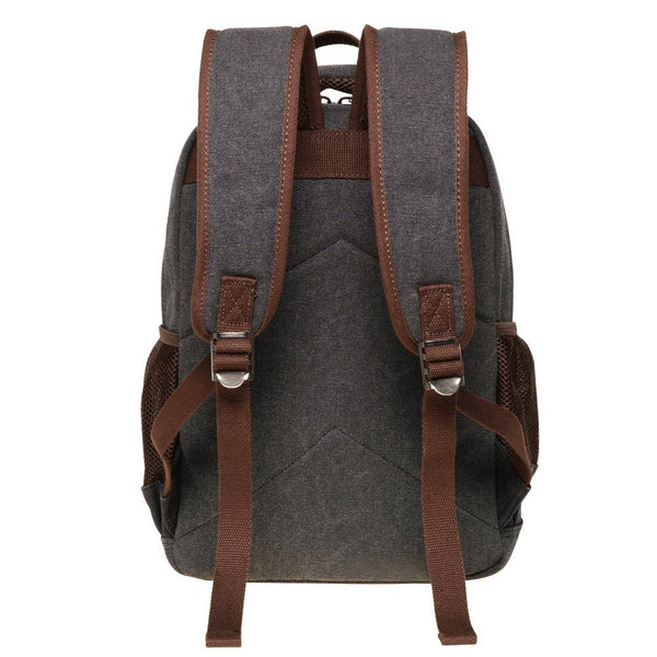 Kaukko KAUKKO Vintage Canvas Backpack - Large Capacity Multi-Functional Durable Outdoor Rucksack KS28 24.3L