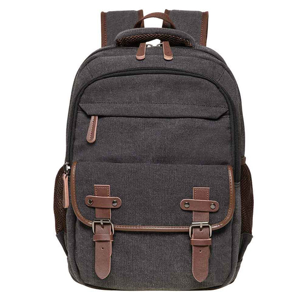 kaukko KAUKKO Vintage Canvas Backpack - Large Capacity Multi-Functional Durable Outdoor Rucksack KS28 24.3L