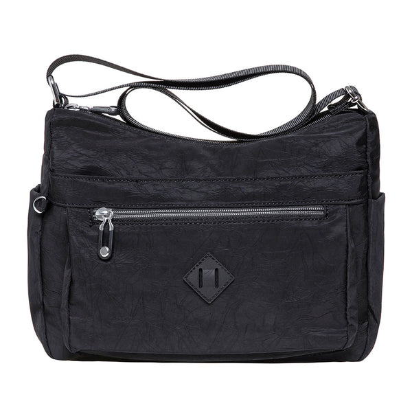 kaukko KAUKKO Women Crossbody Bag Handbag Lightweight Shoulder Purse Nylon Multi Pocket Crossbody Bag Ladies Travel Handbag