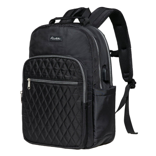 Kaukko KAUKKO Women Laptop Backpacks For 14" Notebook Casual Computer Bag Stylish Pattern Daypack For Work Travel Business