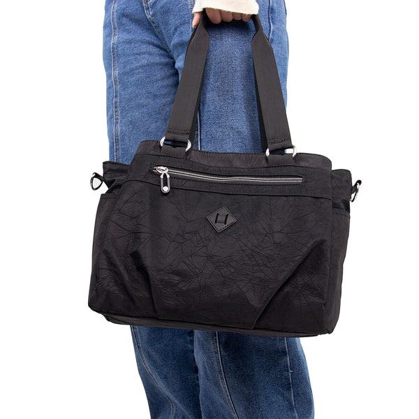 Kaukko KAUKKO Women's Handbag - Stylish And Functional Shoulder Bag And Crossbody Bag BLACK 8.3L