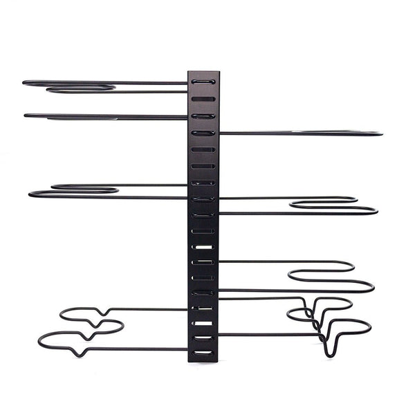 Kaukko Kitchen Counter And Cabinet Pan Organizer Shelf Rack