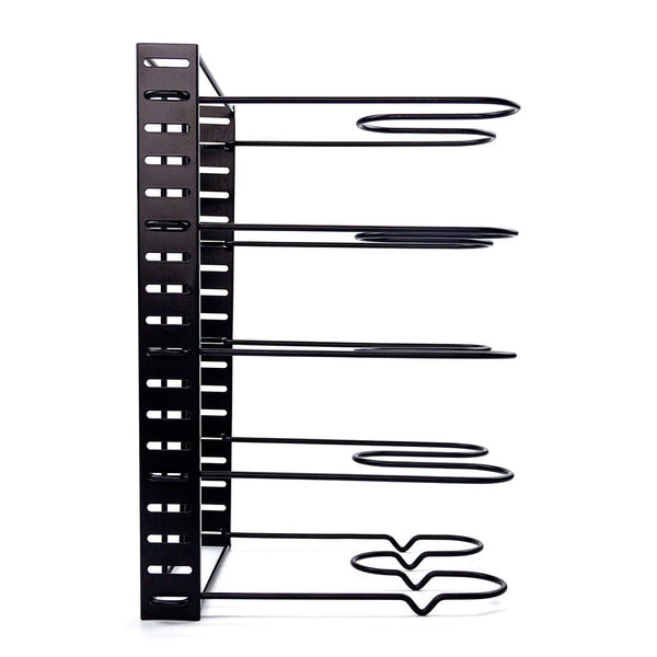 Kaukko Kitchen Counter And Cabinet Pan Organizer Shelf Rack