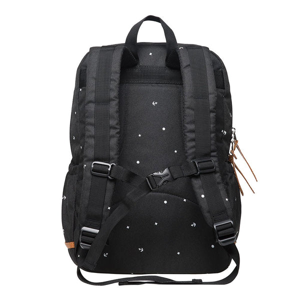 Kaukko Laptop College Backpack For Teen Girls Casual Daypack Fits 15.6" Laptop By KAUKKO (09-BLACK)