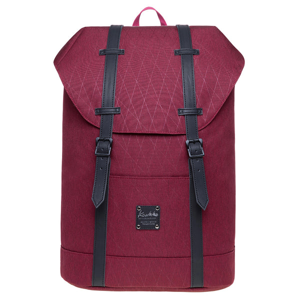 kaukko Lightweight Outdoor Backpack KAUKKO Travel Casual Backpack Laptop Daypack for 12" EP6-15 ( Red /17.8L )