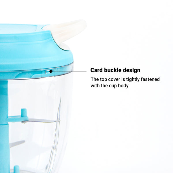 Kaukko Manual Garlic Chopper Kitchen Chopper Masher Hand Food Processor Mini Garlic Press