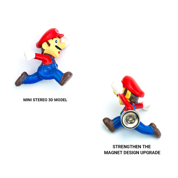 Kaukko Refrigerator Magnets 14 Pcs Mario Fridge Magnets Set For Office /Calendar /Whiteboard /Kitchen Kit