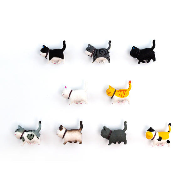 Kaukko Refrigerator Magnets Decorative Cute Kitten Cat Lovers Funny 9pcs-Set Gift