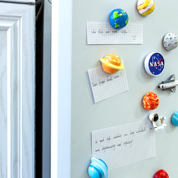 Kaukko Refrigerator Magnets Space Astronaut Planets Theme 12pcs-set