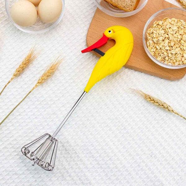 kaukko Semi-Automatic Eggbeater Allows you to stir Easily Without Feeling Tired Used for Making Cream of Egg Beater