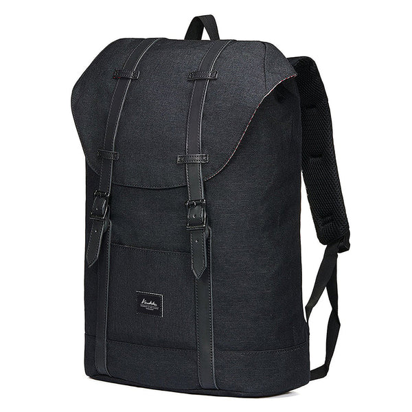 Kaukko Travel Casual Backpack & Laptop Daypack EP6 ( Black / 18.5L )