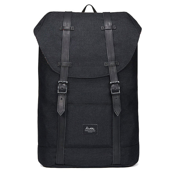 kaukko Travel Casual Backpack & Laptop Daypack EP6 ( Black / 18.5L )