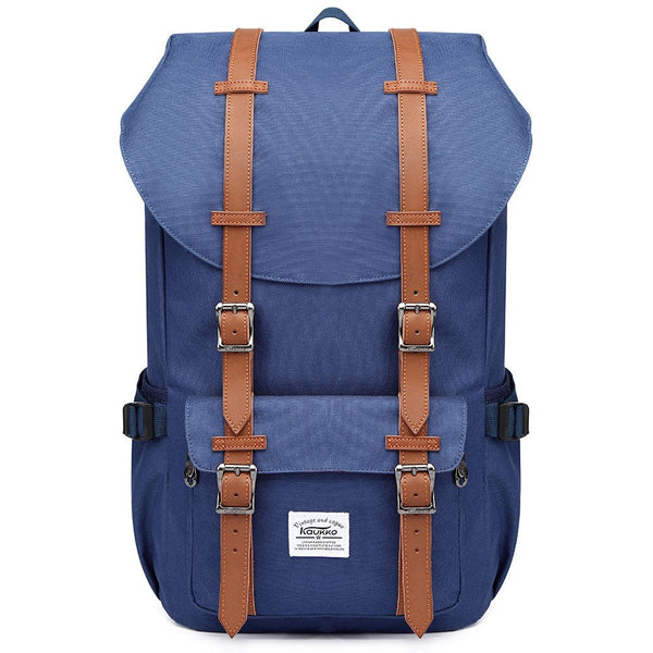 kaukko Travel Laptop Backpack Outdoor Rucksack School backpack Fits 15.6"(Blue)