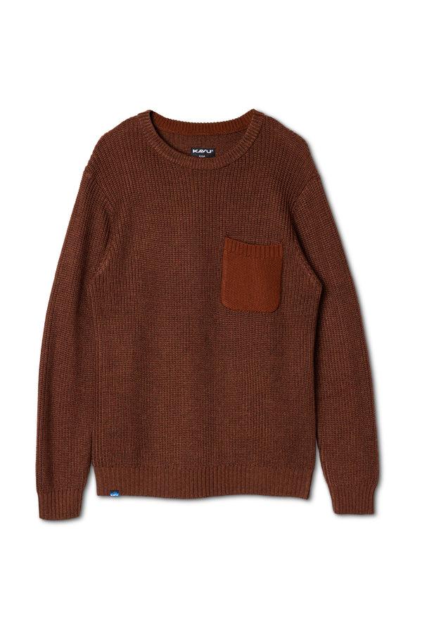 kavu Bedford Sweater Fired Brick