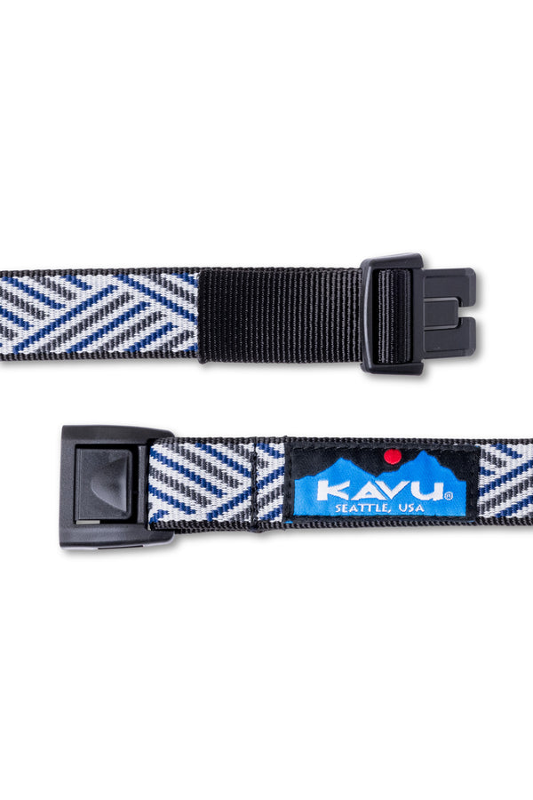 Kavu Burly Belt Navy Rough Cut