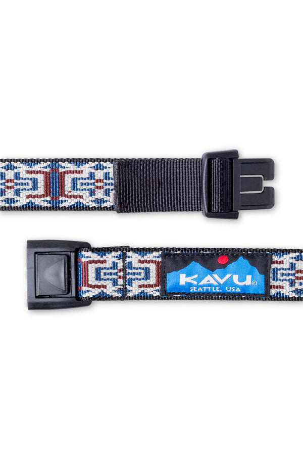 Kavu Burly Belt Navy Rough Cut