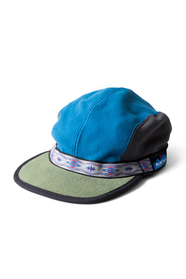 kavu Fleece Strapcap Forest Block