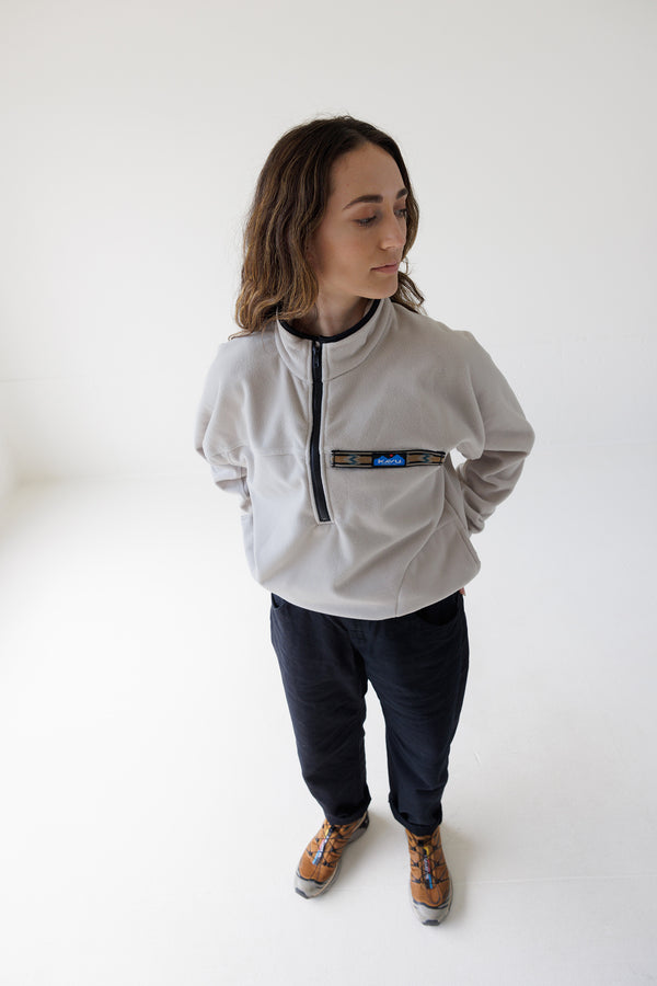 Kavu Fleece Throwshirt Natural