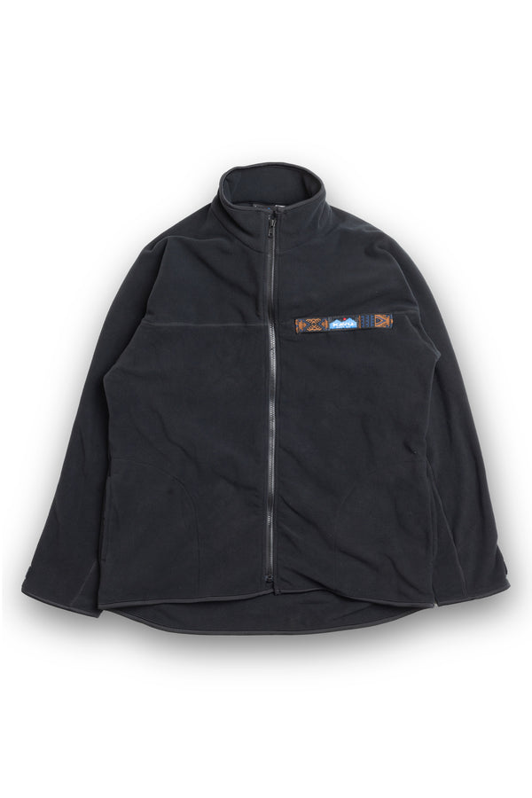 kavu L/S FZ Fleece Throwshirt Black Bean