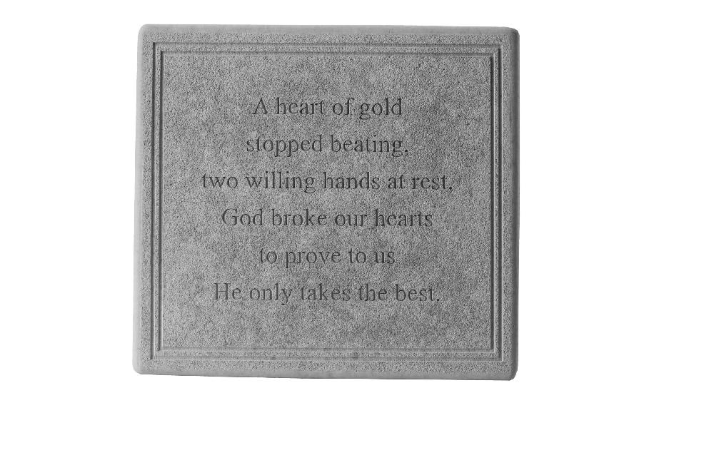 kay berry A heart of gold….square marker