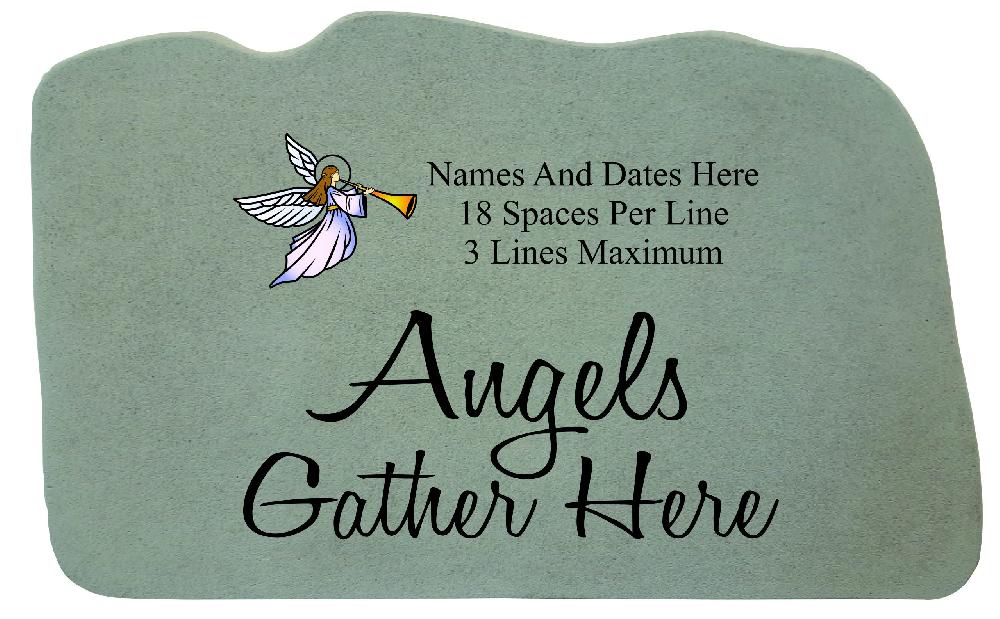 kay berry Angels gather w/angel image personalized