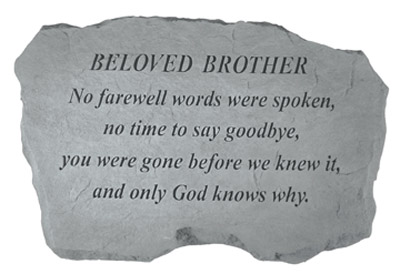 kay berry BELOVED BROTHER – No Farewell Words…