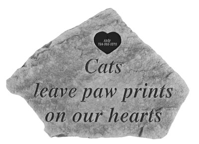 kay berry Cats leave…w/heart