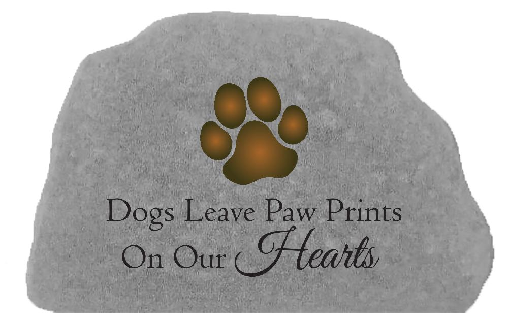 kay berry Dogs leave…w/pawprint